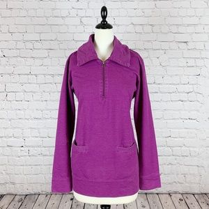 MERONA - Collared Tunic Half-Zip Pullover